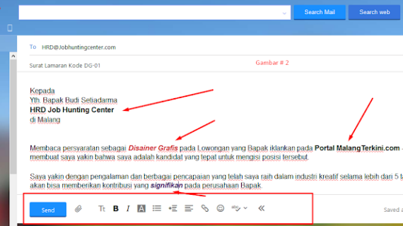 Simak! Kirim Email Ke Saya Terbaik